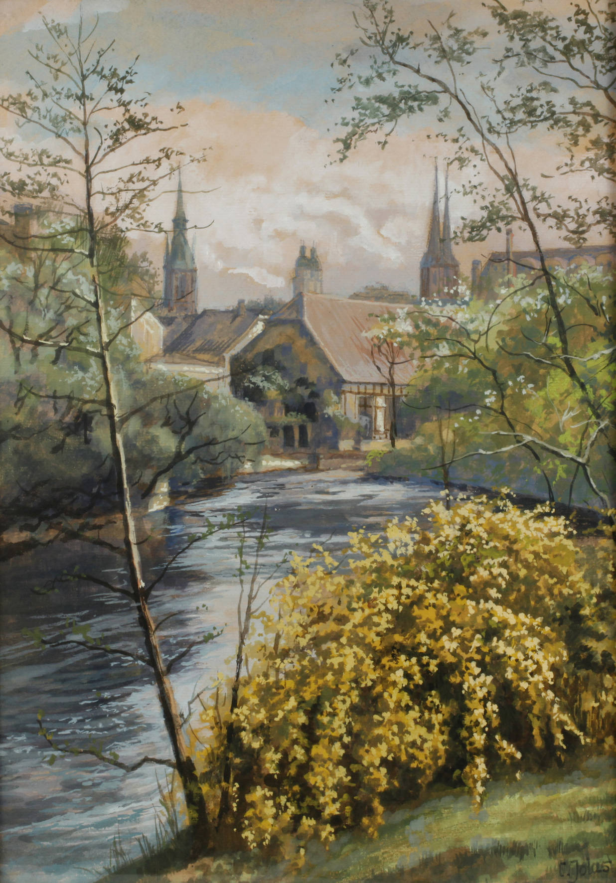 Carl Jolas, Halle an der Saale