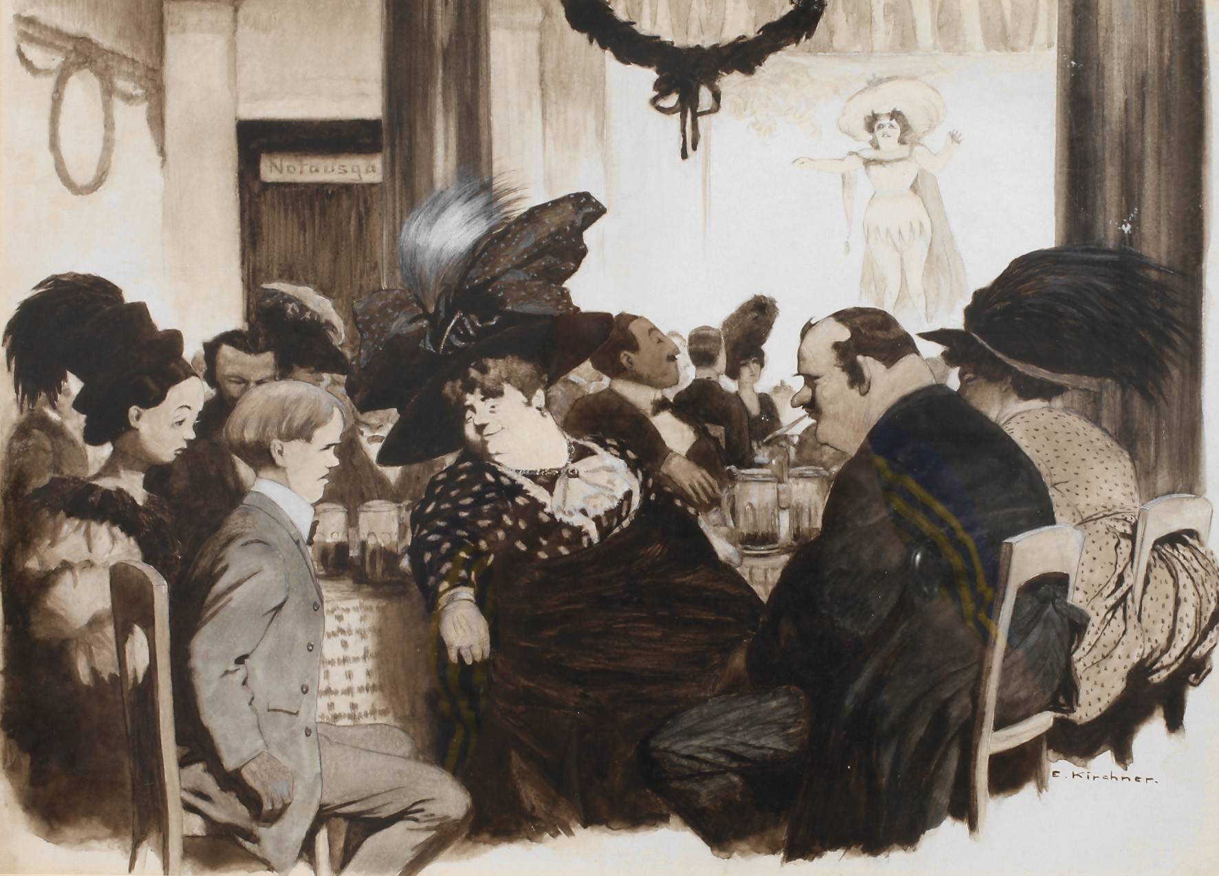 Eugen Kirchner, Im Varieté