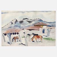 Helmuth Macke, Pferde auf der Koppel111