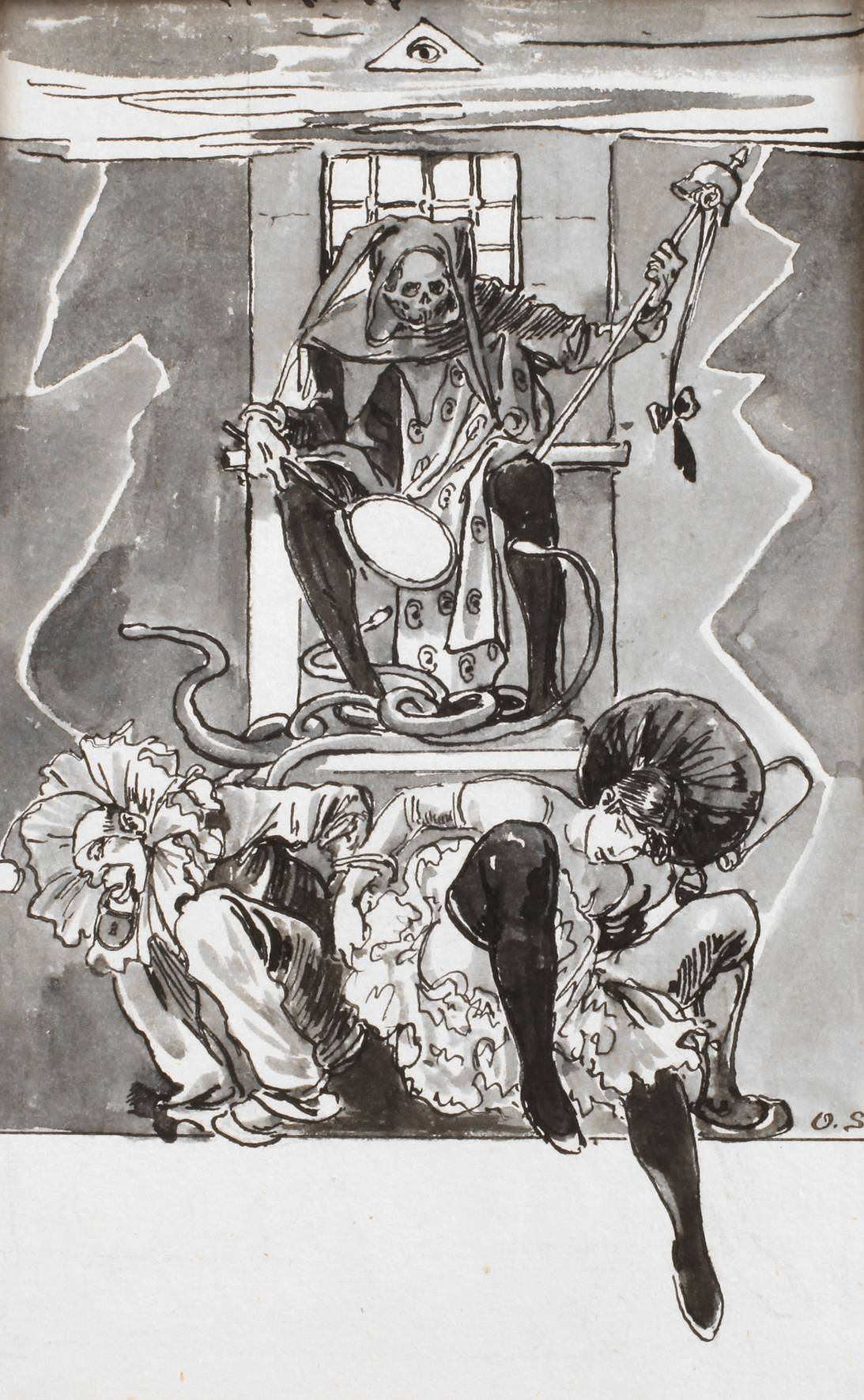 Otto Seitz, Thronender Tod