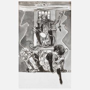 Otto Seitz, Thronender Tod