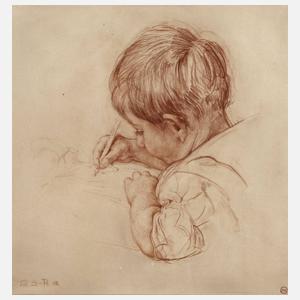 Prof. Alfred Sohn-Rethel, Zeichnender Knabe