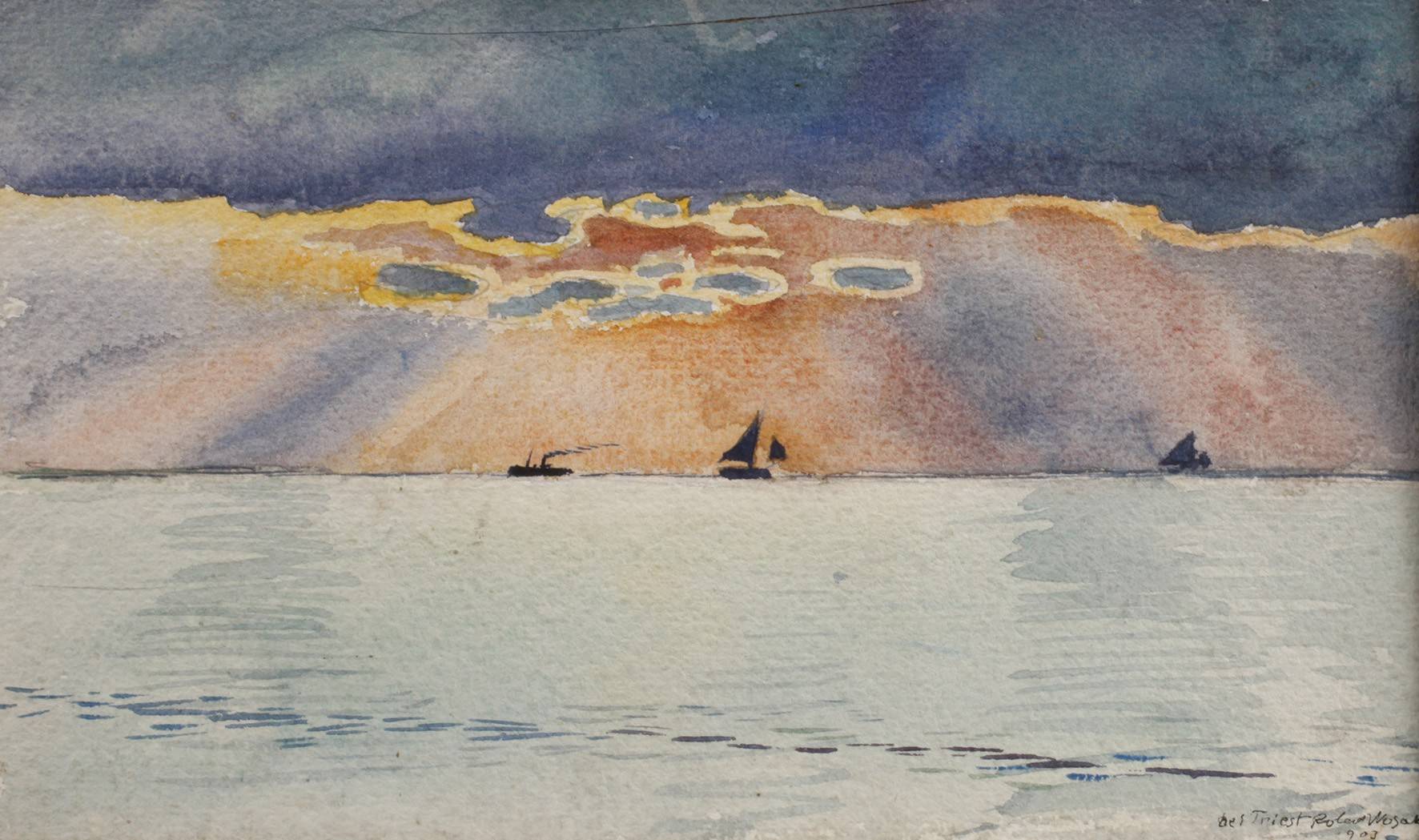 Robert Wosak, Das Meer vor Triest