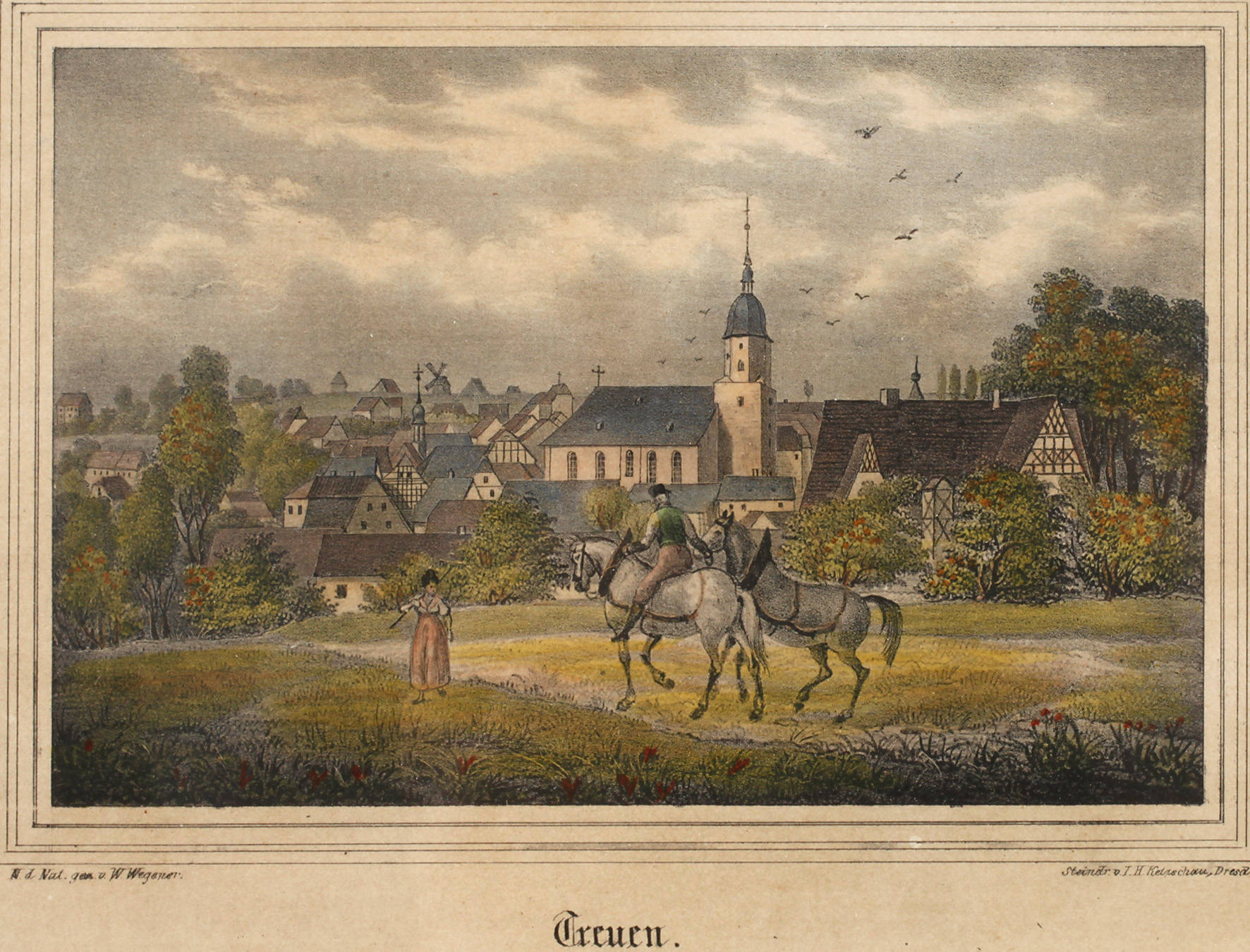 J. H. Kretzschau, Ansicht von Treuen