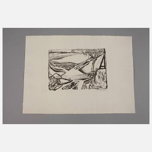 Fritz Fröhlich, Landschaft bei Leipzig