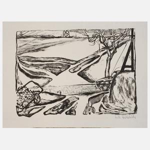 Fritz Fröhlich, Landschaft bei Leipzig