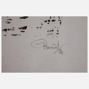 Günther Huniat, ”und schöner das Menschengesicht”