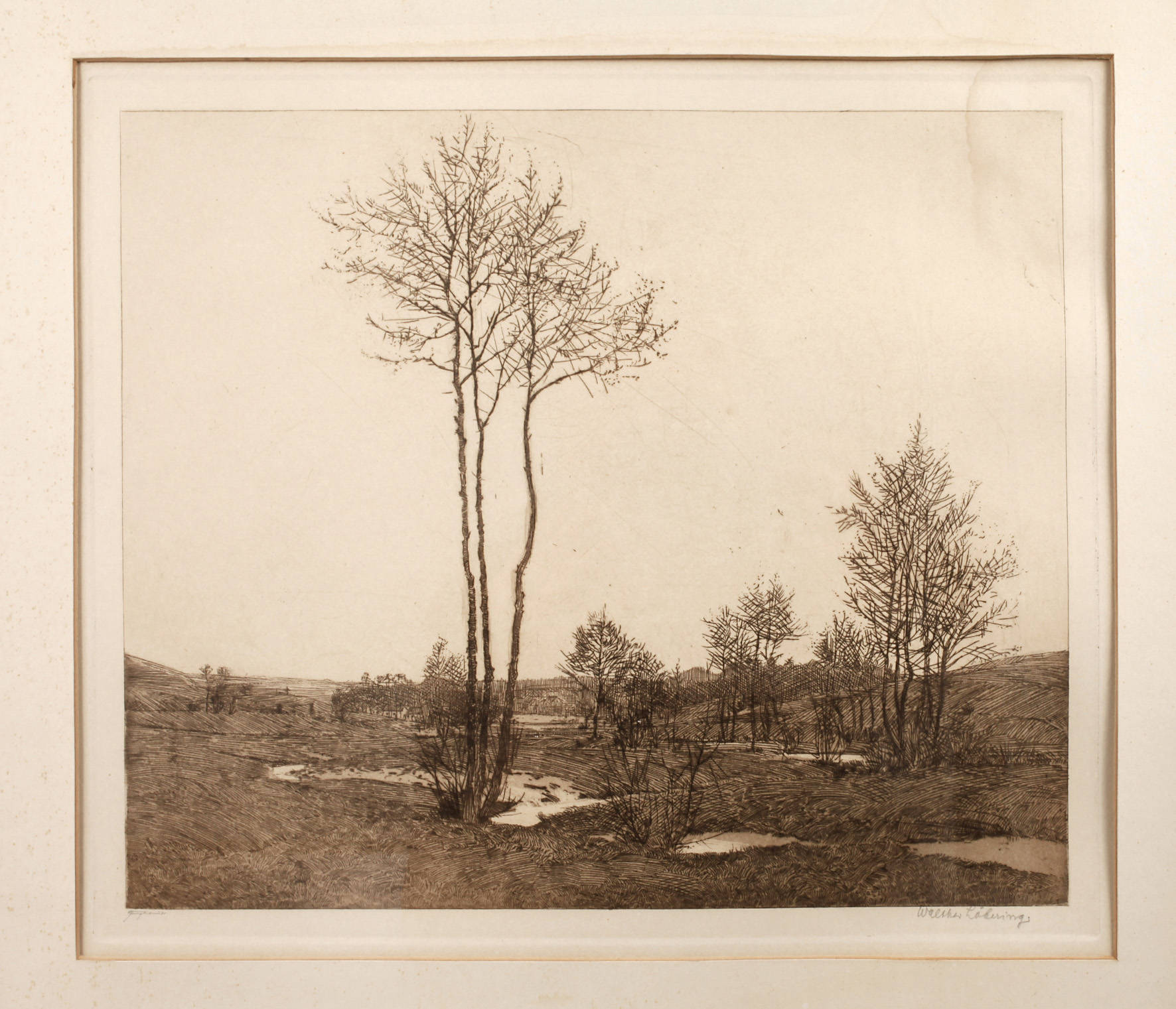 Prof. Walther Löbering, Vorfühling im Vogtland