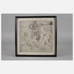 Prof. Hermann Max Pechstein, ”Am Meer III”