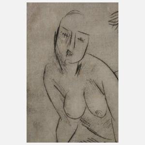 Prof. Hermann Max Pechstein, ”Am Meer III”