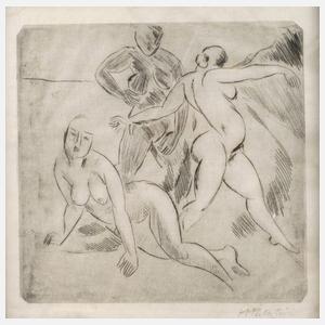 Prof. Hermann Max Pechstein, ”Am Meer III”