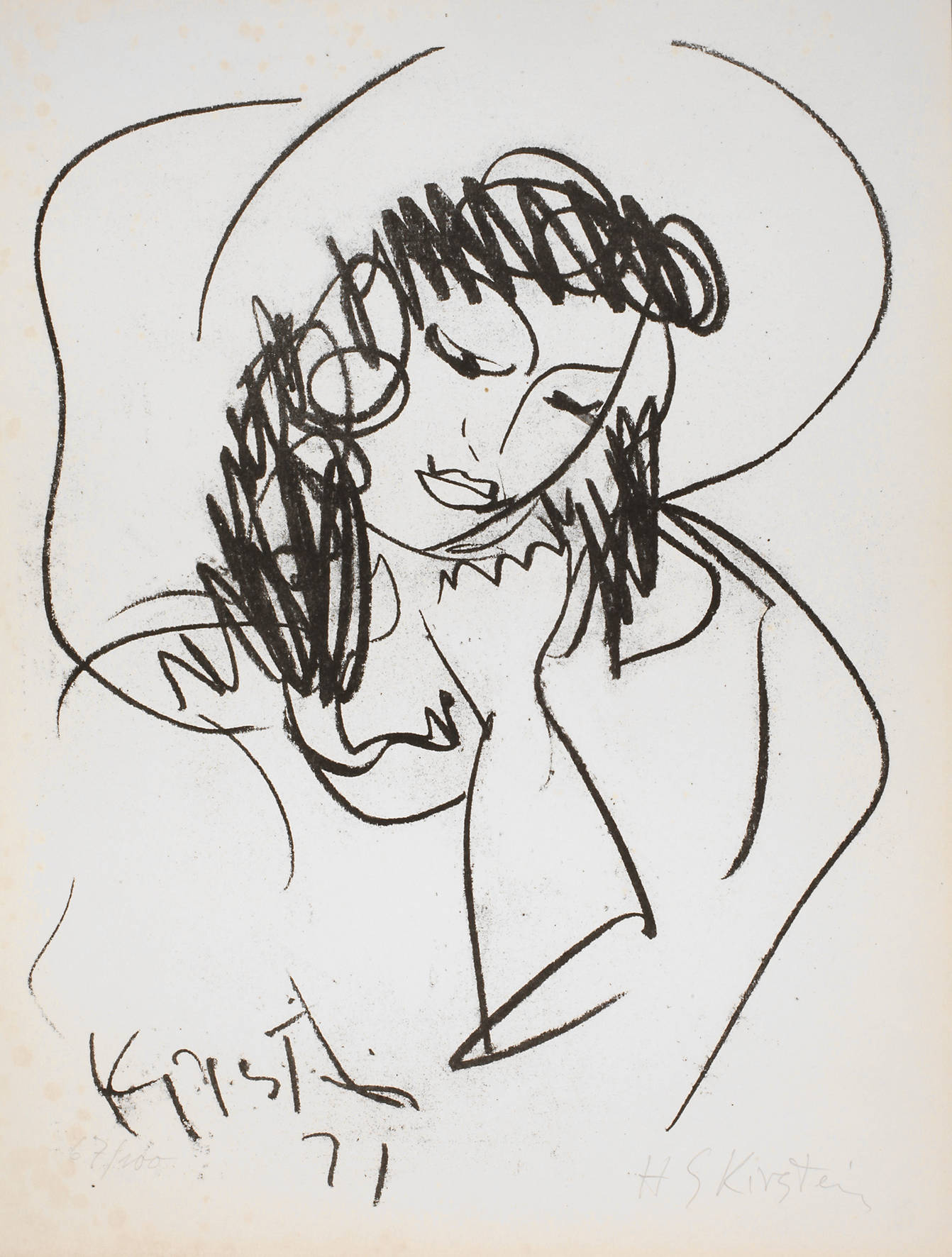 Helmut Schmidt-Kirstein, ”Junge Frau”