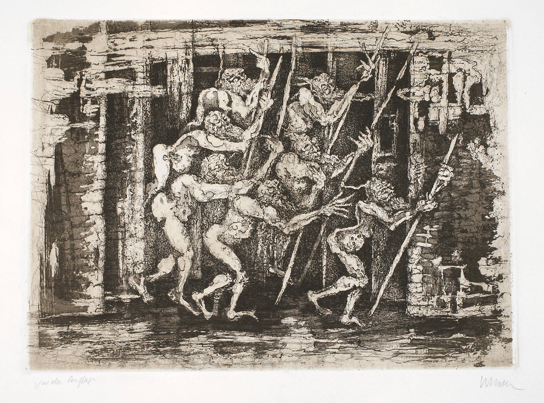 Prof. Dr. Hans Schulze, ”Vor dem Aufleger”