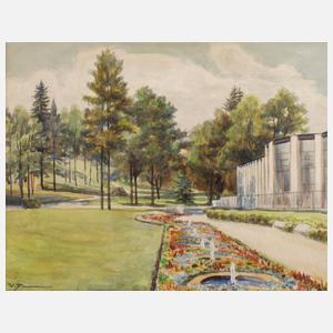 Walter Damm, Im Kurpark von Bad Elster