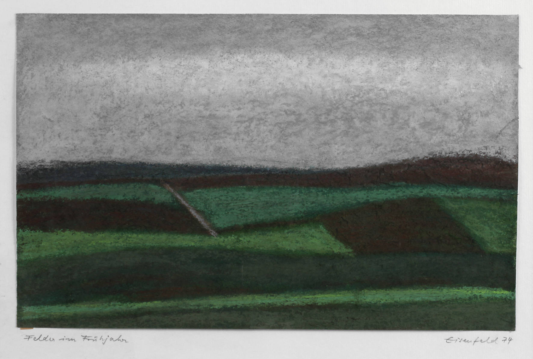 Ulrich Eisenfeld, ”Felder im Frühjahr”