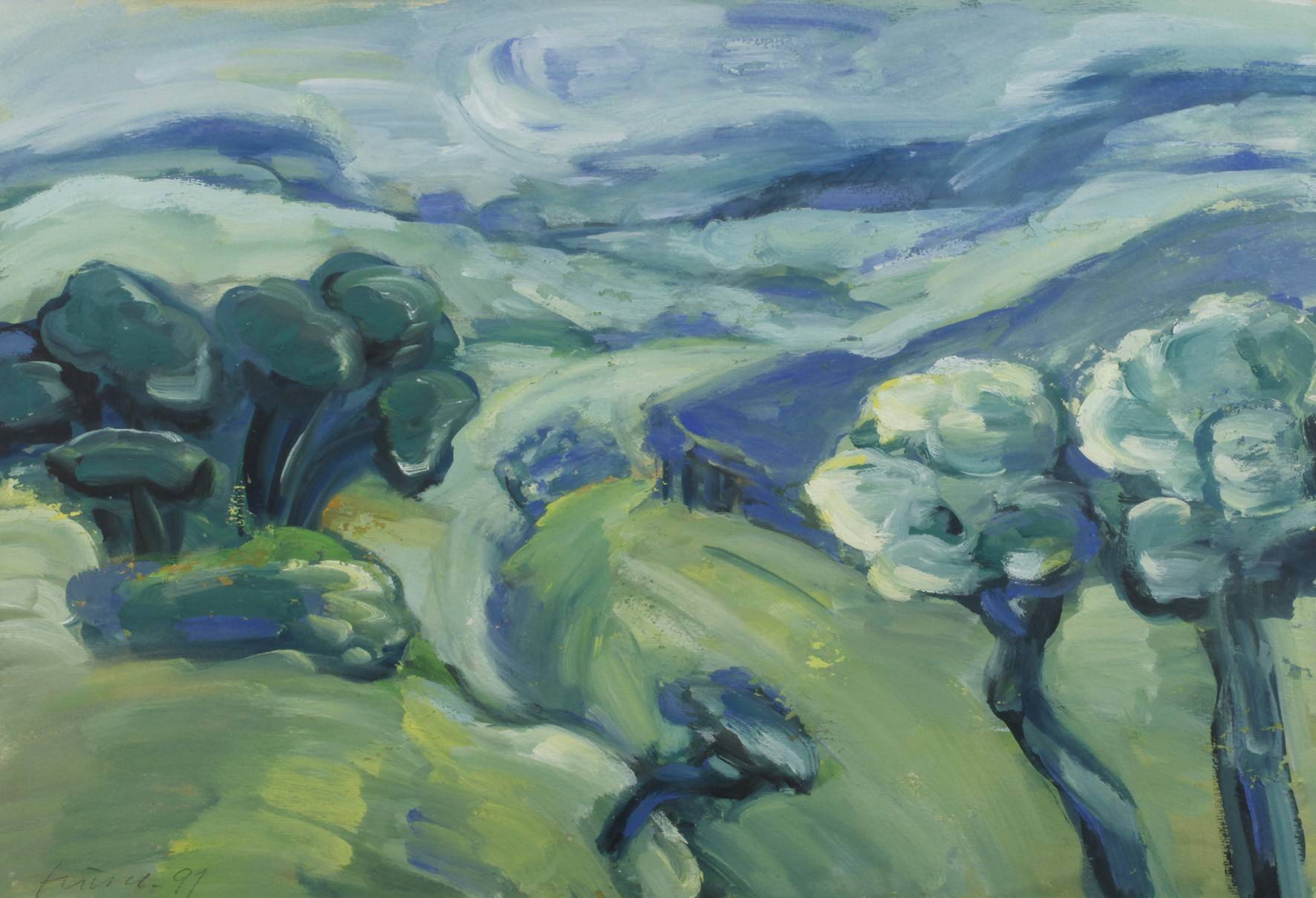 Klaus Hirsch, Grüne Landschaft