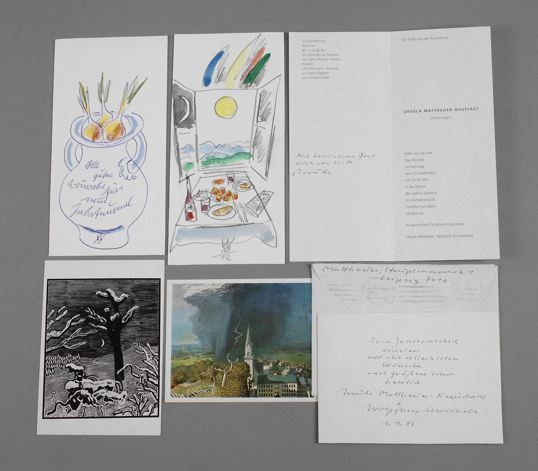 Prof. Wolfgang Mattheuer und Ursula Mattheuer-Neustädt