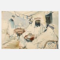 Prof. Max Schwimmer, Araber im Café111