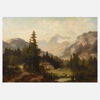 Fürchtegott Thessel, Einsames Gehöft in den Alpen111