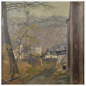 Curt, Kuhrt, ”Blick auf Schloss Greiz”