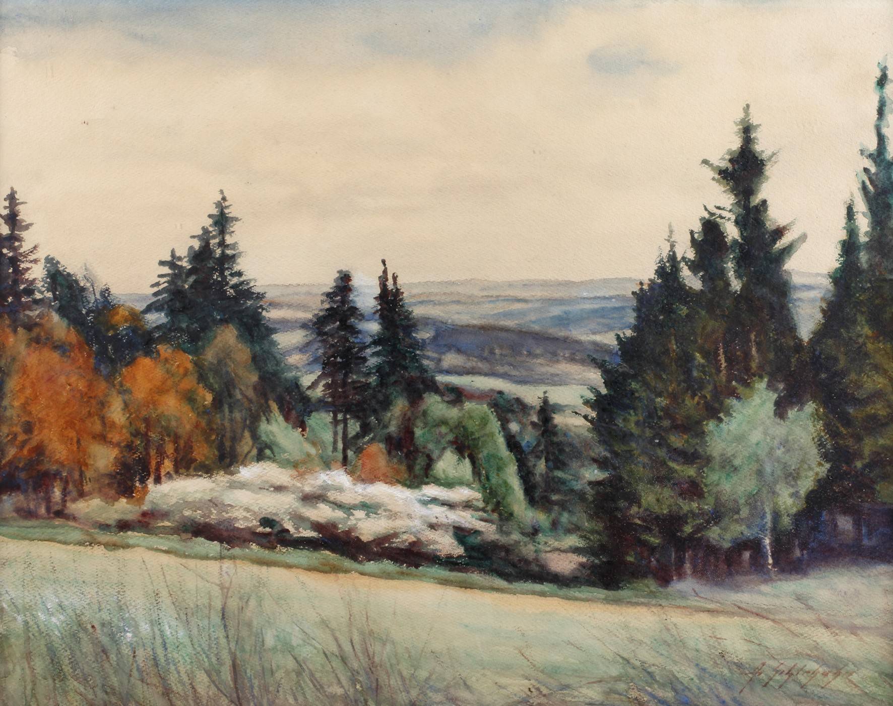 Albin Schlehahn, Sommer im Vogtland