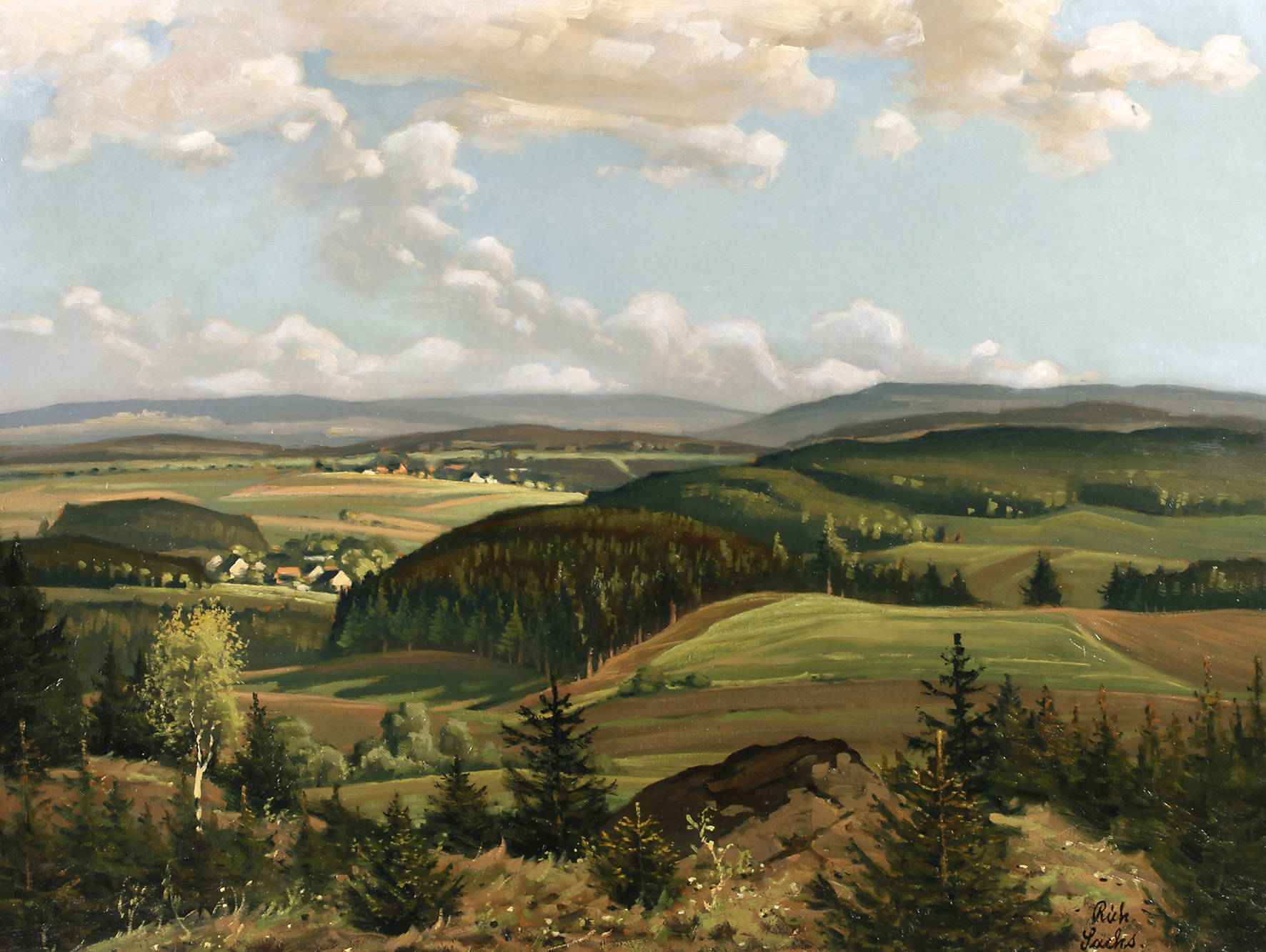 Richard Sachs, Sommer im Vogtland