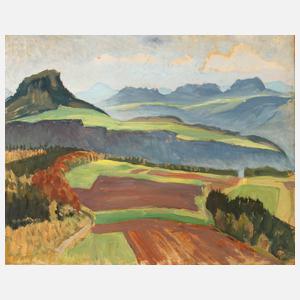 ”Lilienstein vom kleinem Bärenstein”