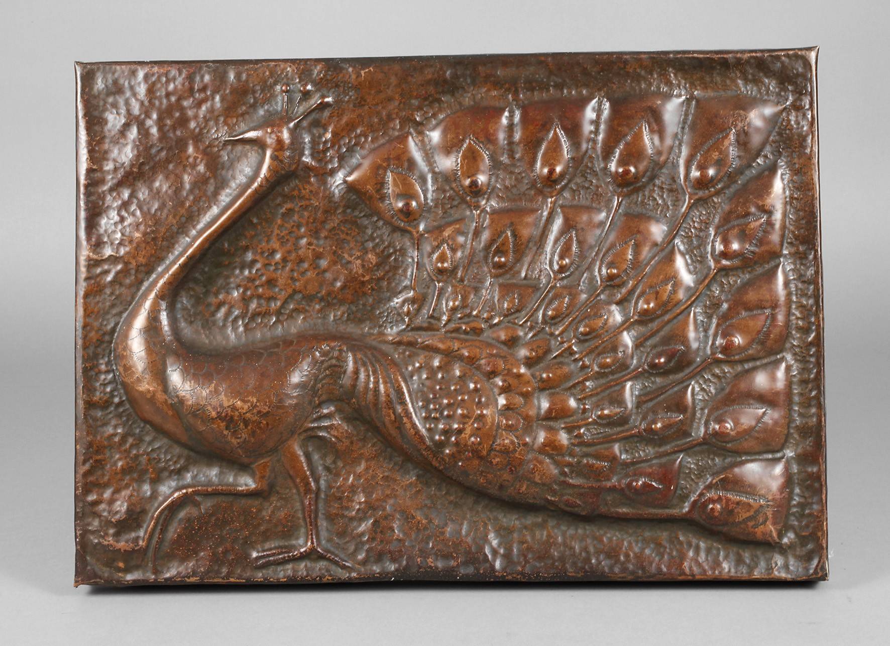 Rolf Andiel, Kupfertreibarbeit Pfau