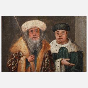 Diptychon mit Passionsszenen um 1500