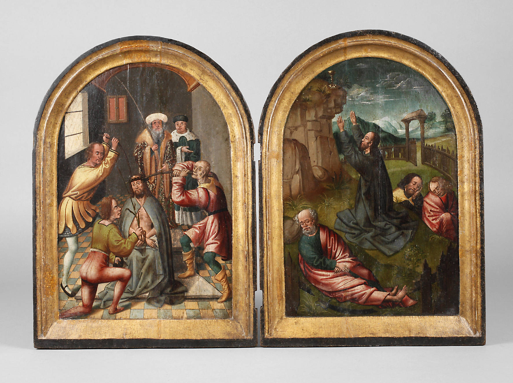 Diptychon mit Passionsszenen um 1500