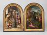 Diptychon mit Passionsszenen um 1500