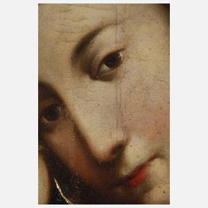 Thronende Madonna mit Kind