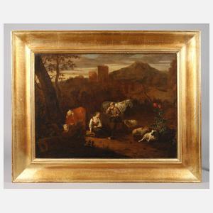 Nicolaes Berchem, Abend im Gebirge