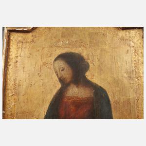 Bildtafel mit Mariendarstellung