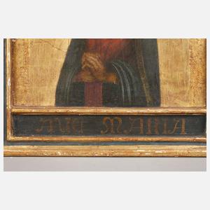 Bildtafel mit Mariendarstellung