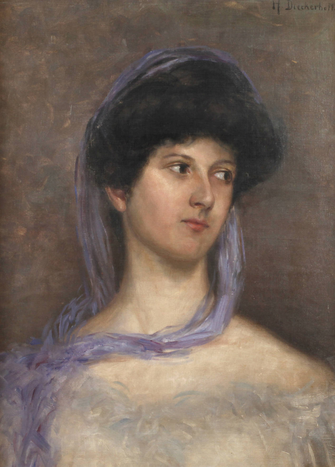 H. Dieckerhoff, Damenportrait