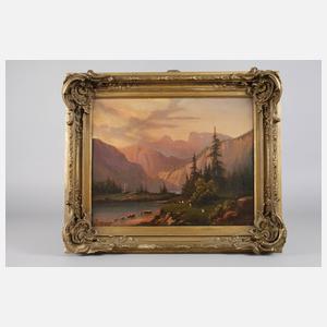 C. Frantz, Abend im Gebirge