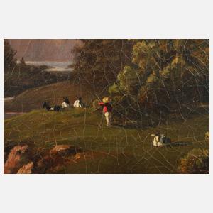 C. Frantz, Abend im Gebirge