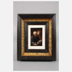 Auguste Barthélemy Glaize, Bei der Zeitungslektüre