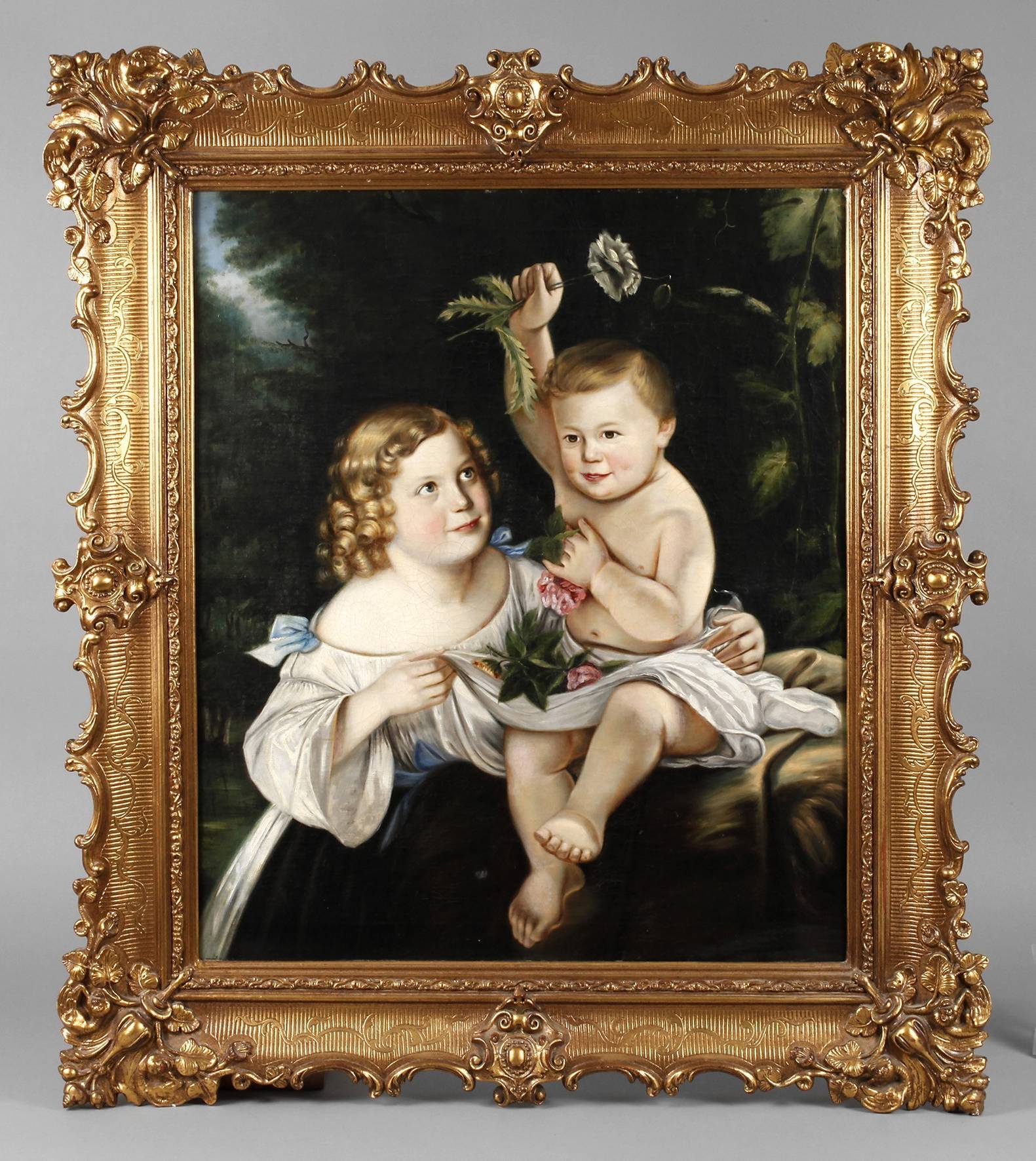 Linde, Geschwister im Garten