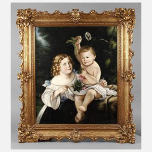 Linde, Geschwister im Garten