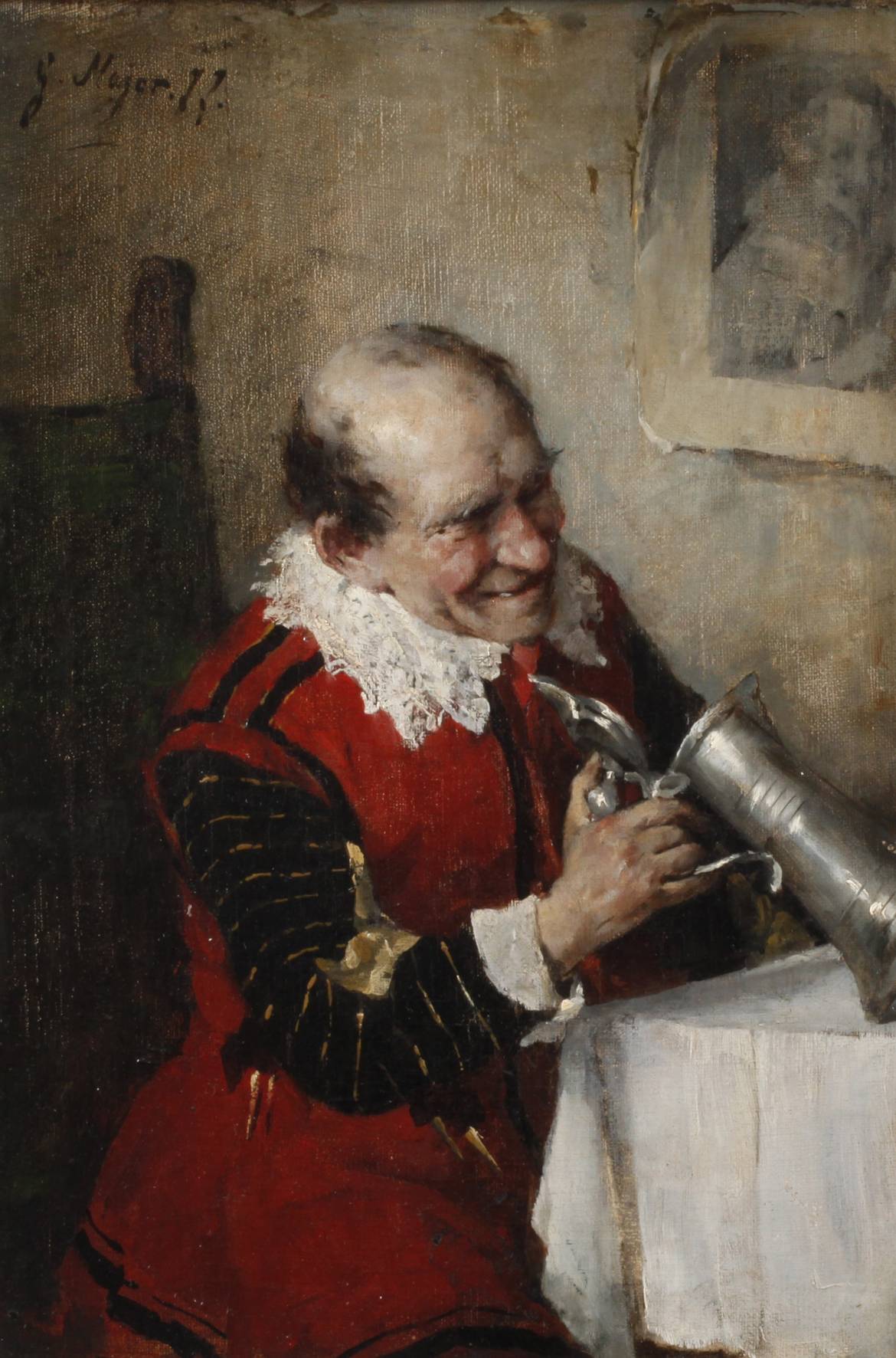 Gustav Majer, Der Zinnbeschauer