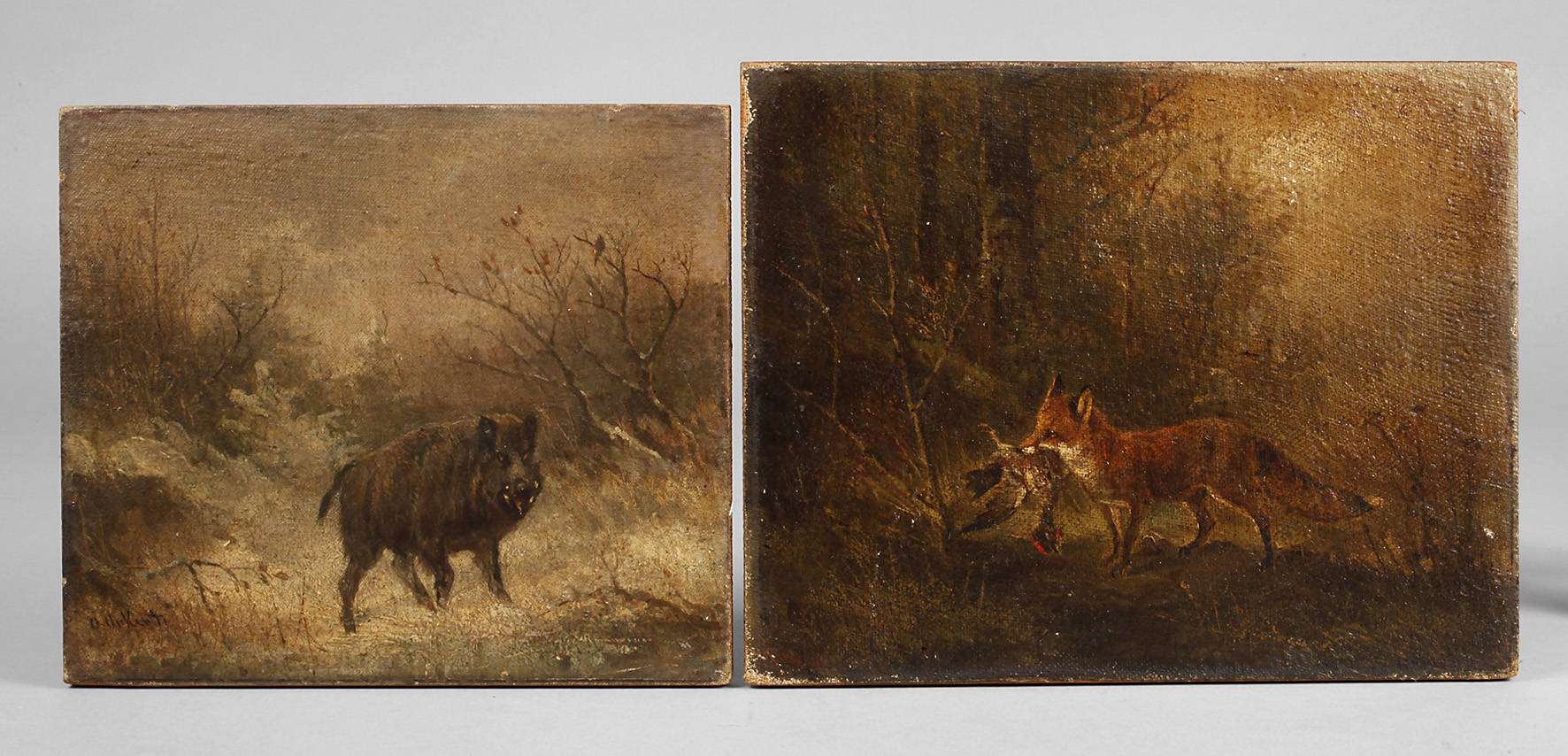 Carl Friedrich Ockert, Zwei Tierdarstellungen