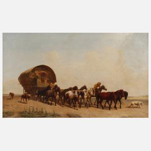 Johann Erdmann Gottlieb Prestel, Elfspänner in der Puszta