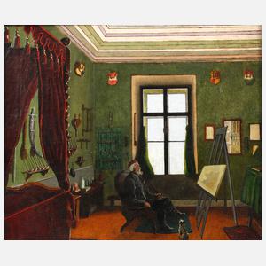 F. Rohman, ”Großvater sitzt am Fenster”