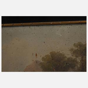 Hubert Sattler, attr., Partie in den Alpen