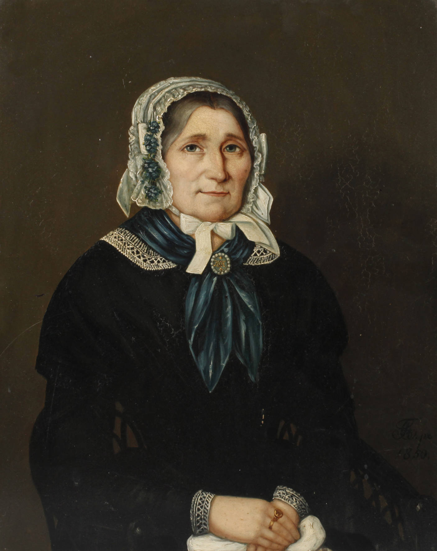 Biedermeier-Damenportrait