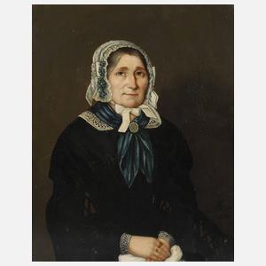 Biedermeier-Damenportrait
