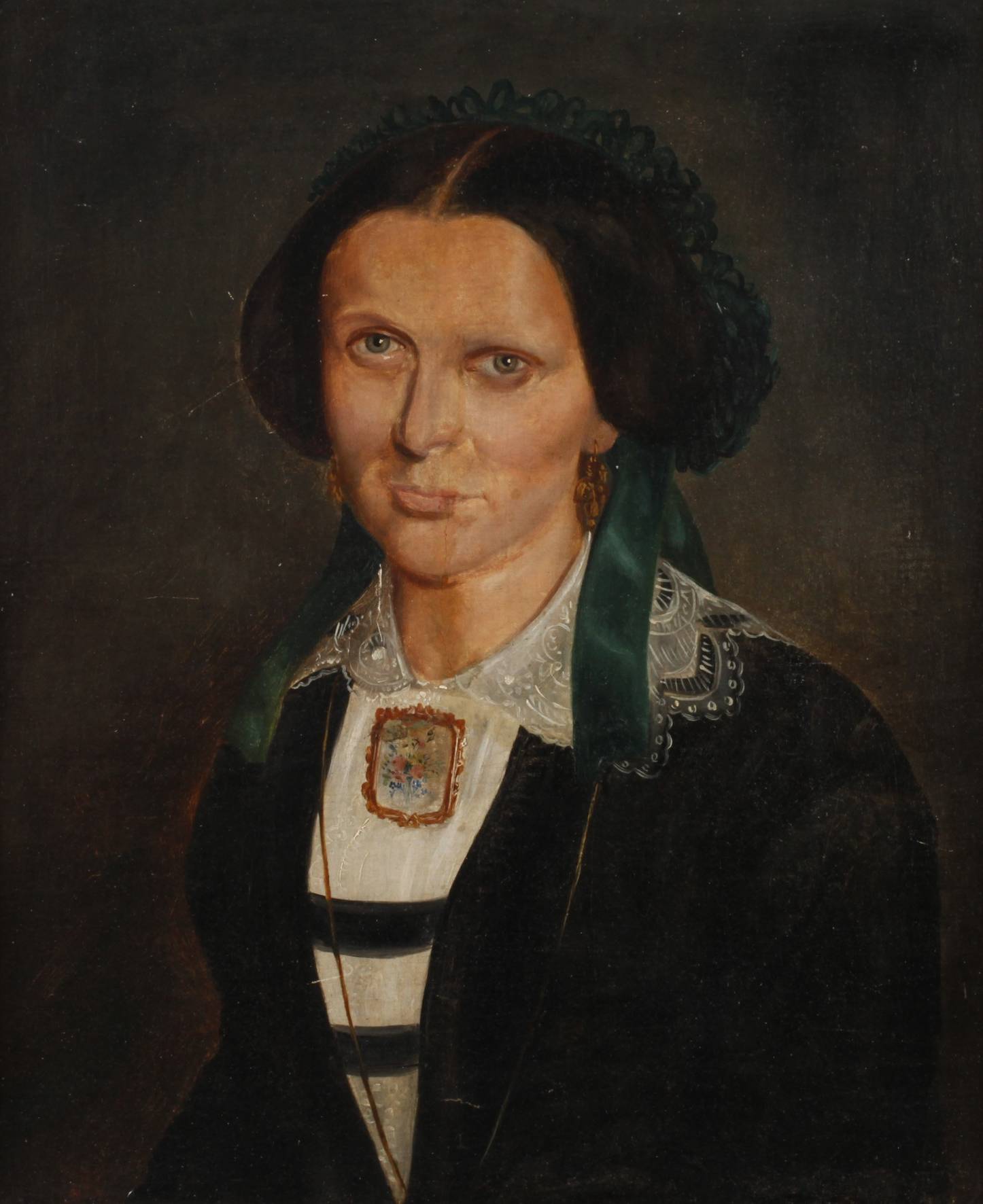 Biedermeier-Damenportrait um 1830