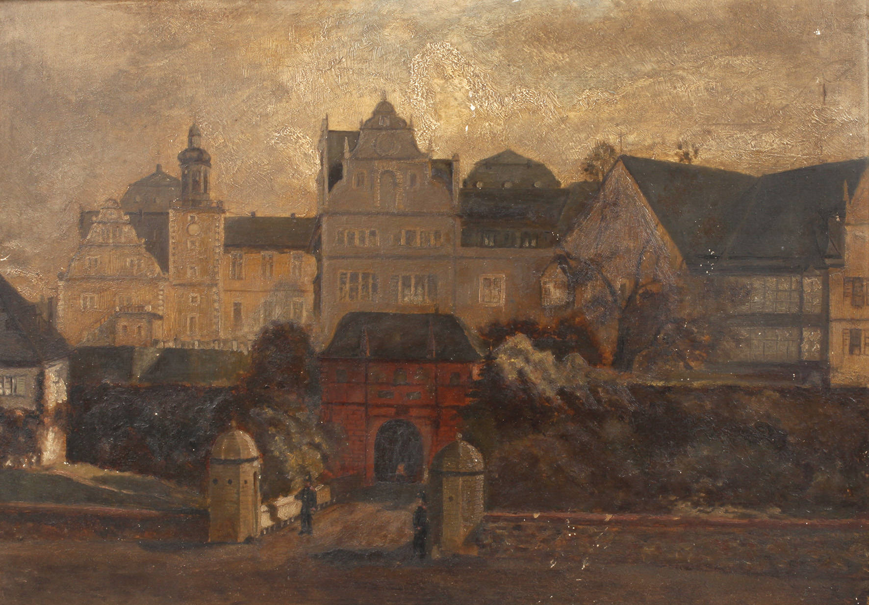 Schloss Darmstadt mit Bauershaus
